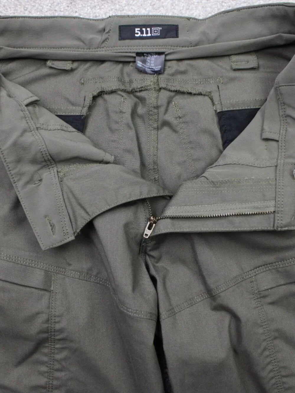 5.11 Tactical Apex Pants Men 32x32 Green Cargo Flex-Tac Stretch Canvas 10 Pocket